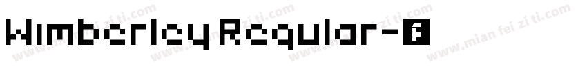 Wimberley Regular字体转换